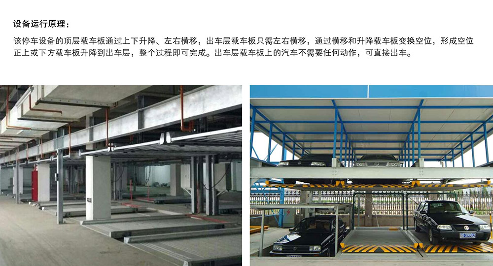 贵州负二正二地坑式PSH4D2四层升降横移立体车库设备运行原理.jpg